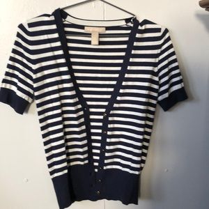Short Sleeve Fitted Cardigan